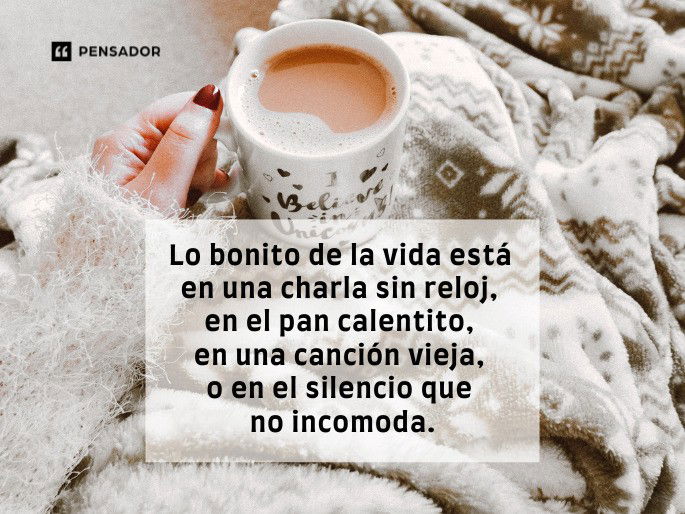lo bonito de la