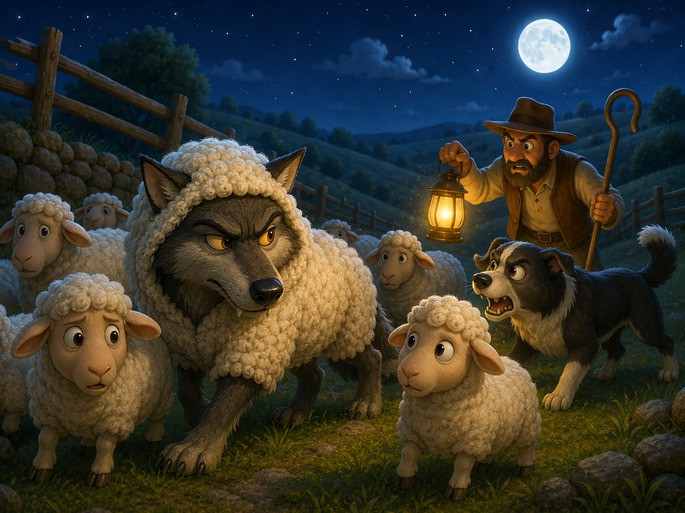 lobo disfrazado