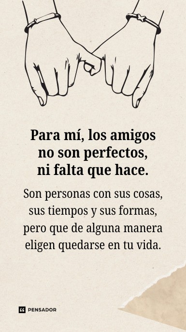 los amigos no