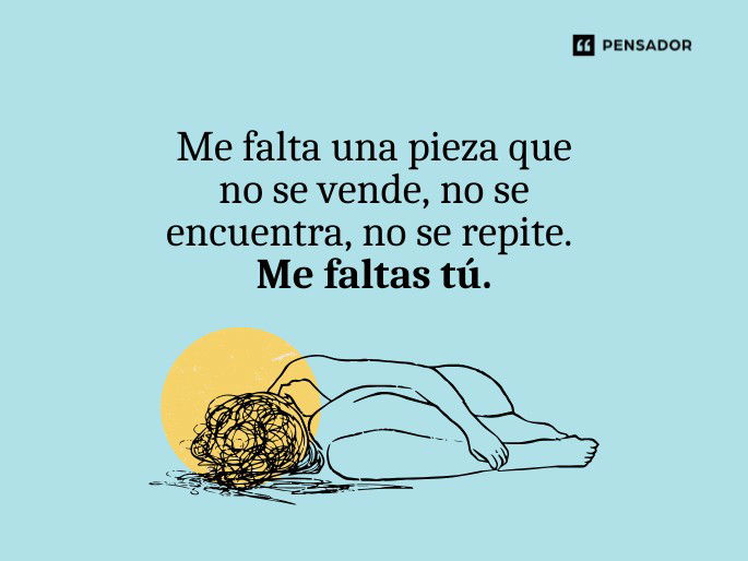 me falta una pieza