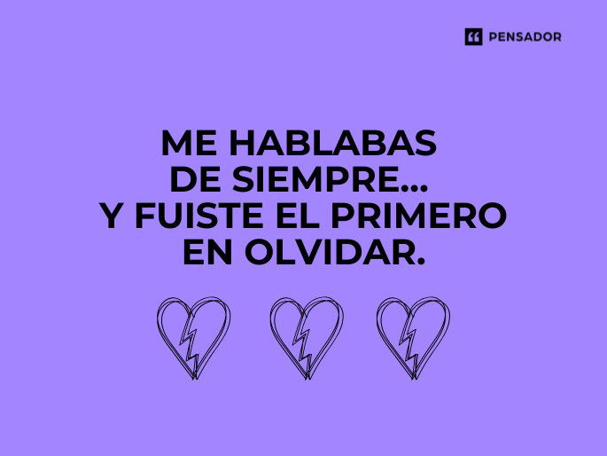 me hablabas de