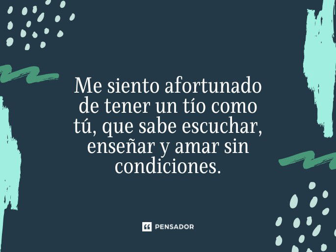 me siento afortunado