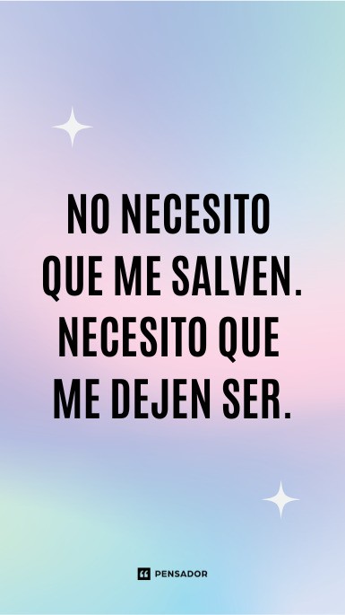 no necesito que