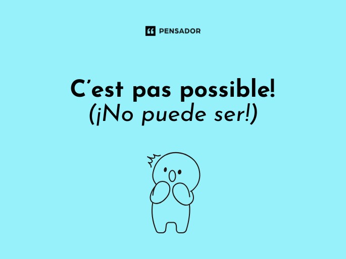 no puede ser