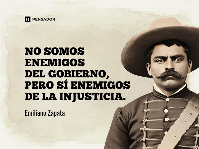 No somos enemigos del gobierno, pero sí enemigos de la injusticia.