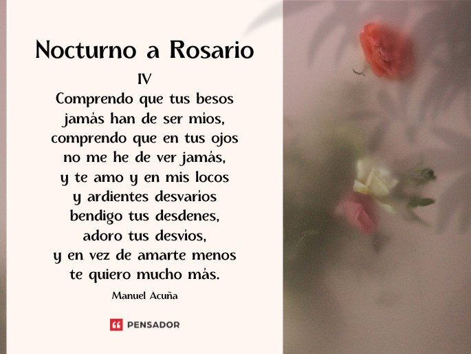 Nocturno a Rosario. Poema de Manuel Acuna