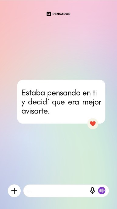 pensando en