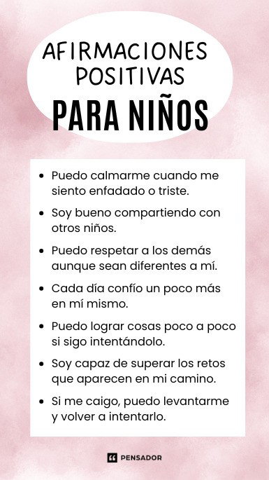 positivas niños