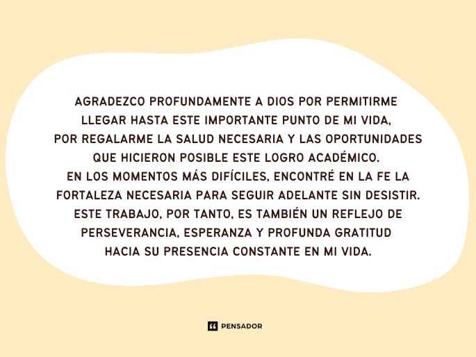 profundamente a dios