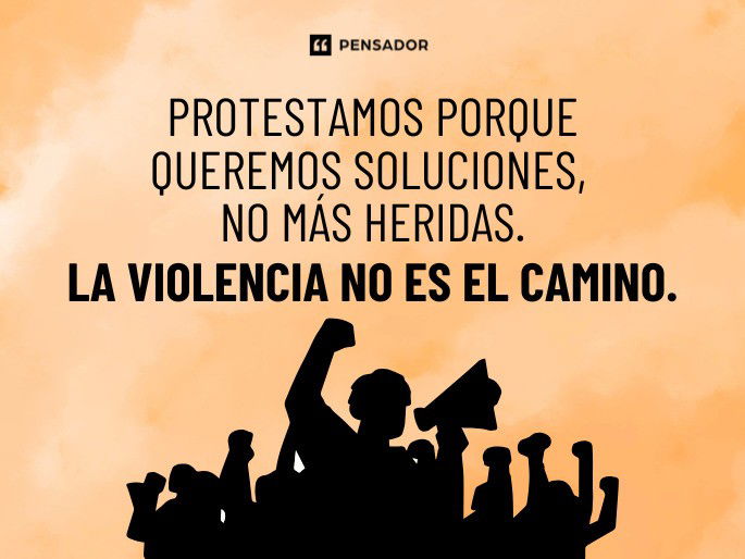 protestamos porque