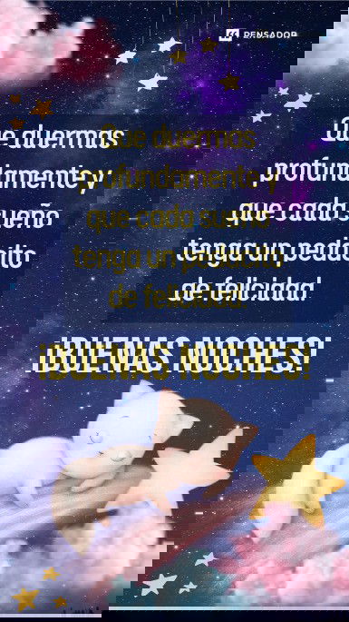 que duermas profundamente