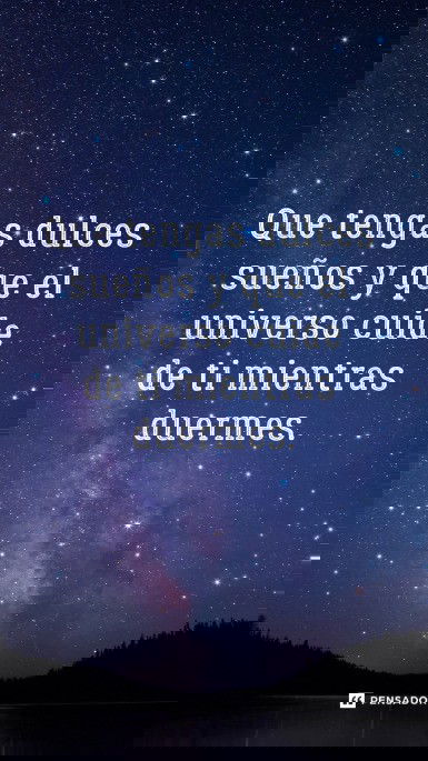 que el universo cuide