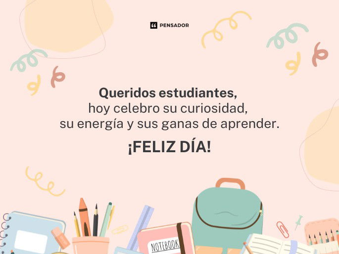 queridos estudiantes