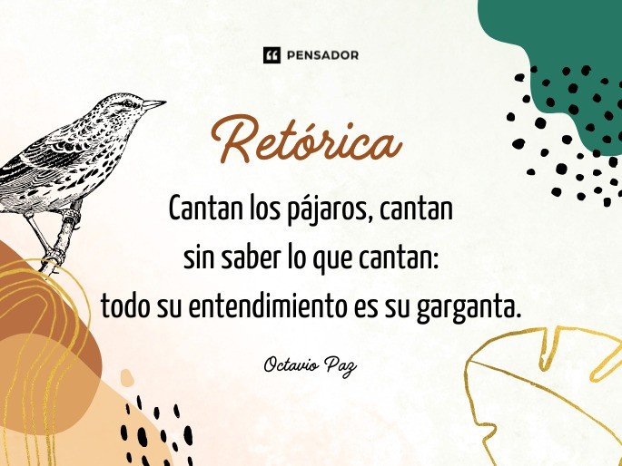 Retorica. Octavio Paz