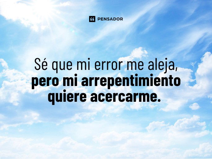 se que mi error