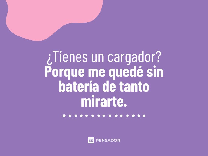 tienes un cargador