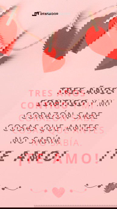 tres años contigo