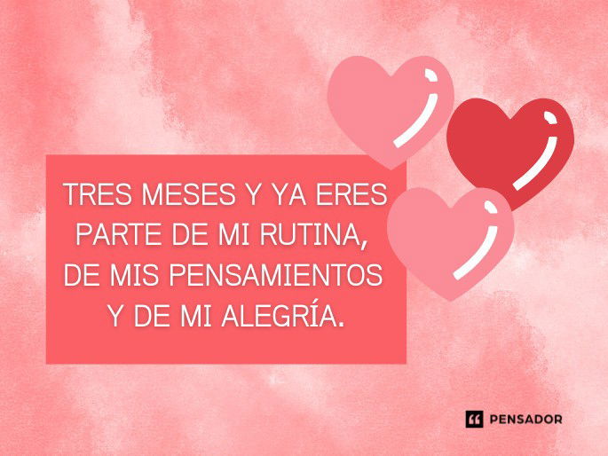 tres meses y