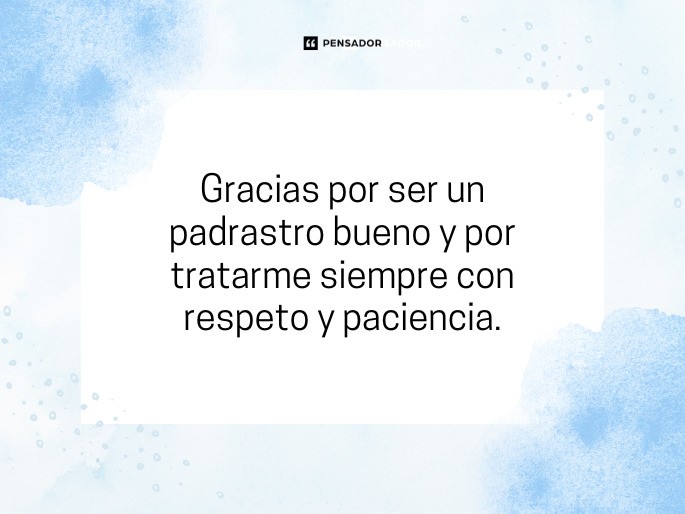 un padrastro bueno