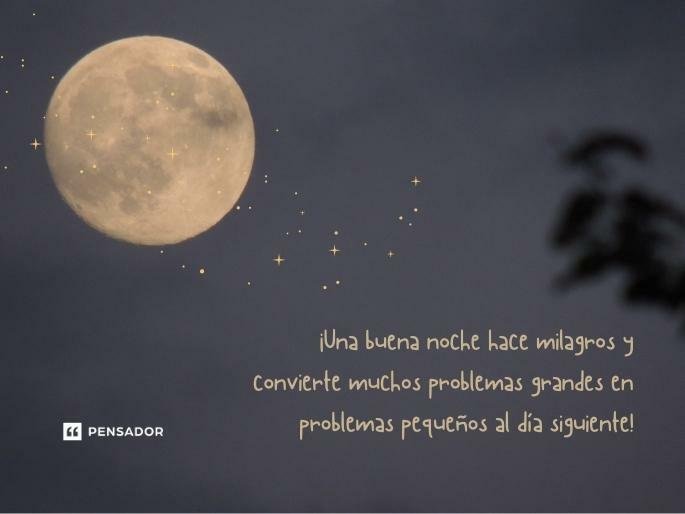 Buenas noches - Una Noche De Luna Llena, Pensamientos