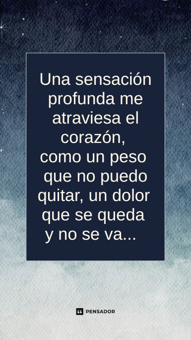 una sensación
