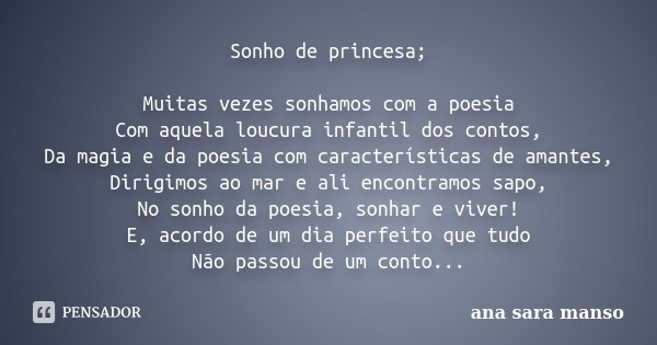 Princesa de Sonho