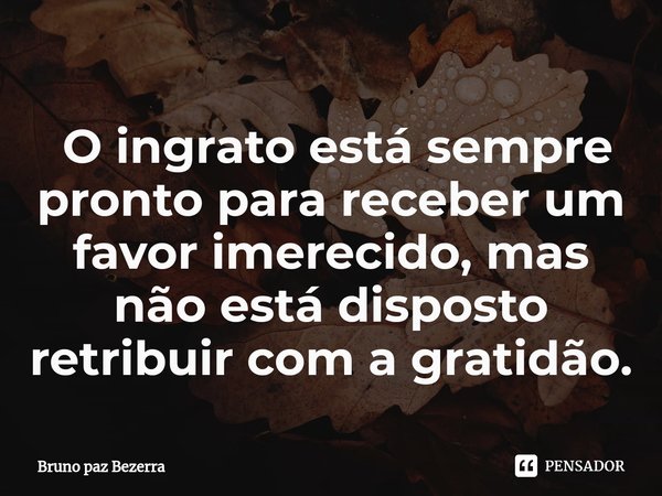 Obrigado Pai por mais um dia Cuida Bruno petinatte - Pensador