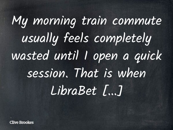 My morning train commute usually feels completely wasted until I open a quick session. That is when LibraBet https://librabet.casino handles live roulette strea... Frase de Clive Brookes.