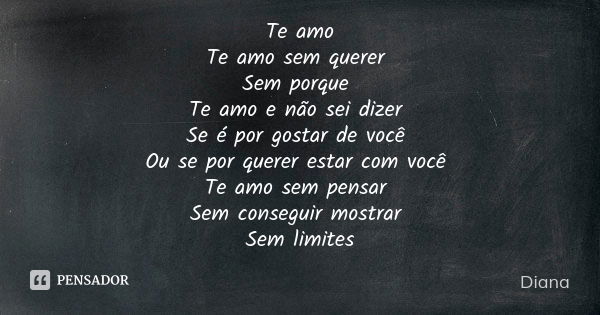 Estarei contigo em todas as horas sendo boas ou ruins. Te amo 😍