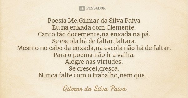 O operário e o peão de obra estão Gilmar da Silva Paiva - Pensador