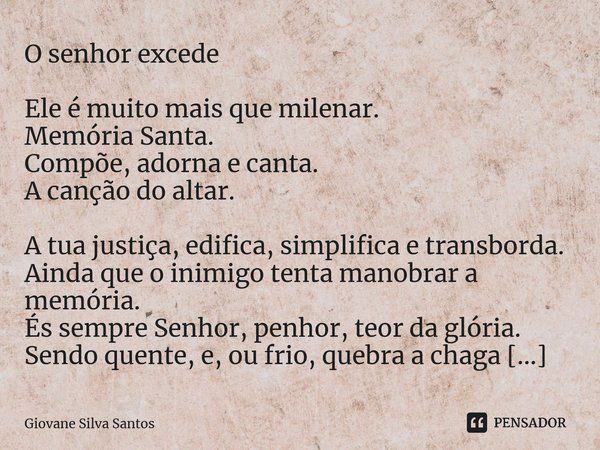 Poesias e Composições Gospel, por Giovane Silva Santos - Clube de Autores