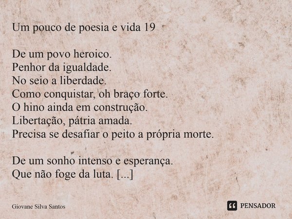 Poesias e Composições Gospel, por Giovane Silva Santos - Clube de Autores