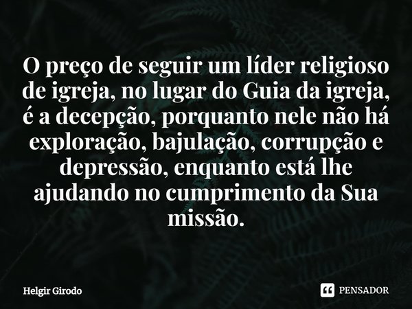 Pessoas com depressão não deveriam estar na liderança da igreja