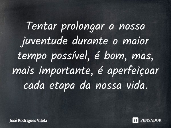 O que será da minha vida pela frente? Nossa juventude é a fase