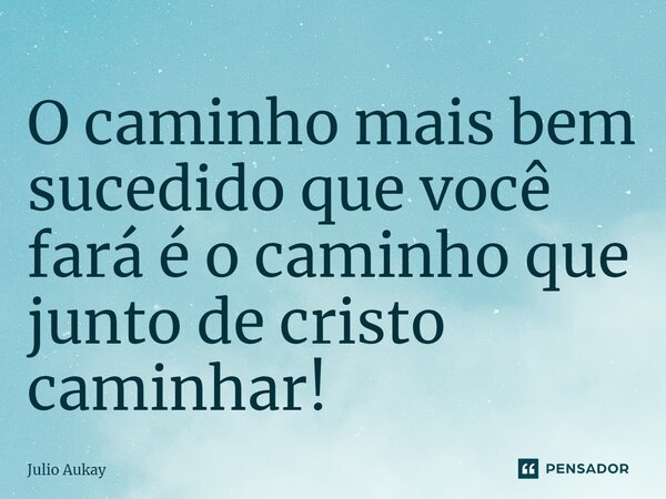 O anjo do perdão um dia foi bom, mas Julio Aukay - Pensador