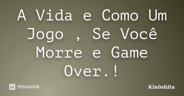 GAME OVER - O Mundo dos Jogos