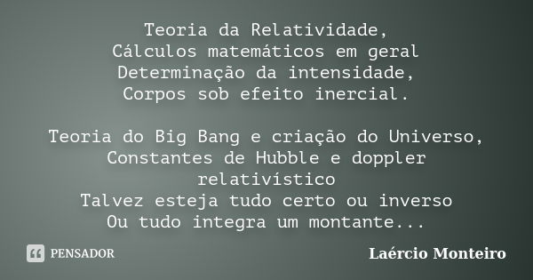 A sua vida já está toda programada desde o Big Bang! Créditos