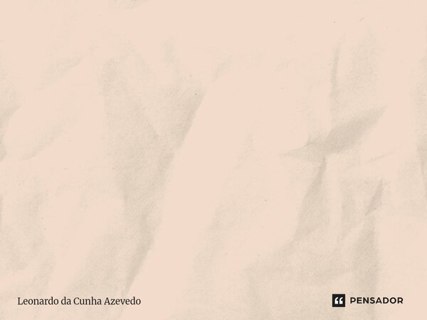 ⁠Liderança de verdade não é apenas um cargo. É quem segura o time no colo quando o mundo desaba. Não precisa de reconhecimento ou aplausos, mas sim da capacidad... Frase de Leonardo da Cunha Azevedo.