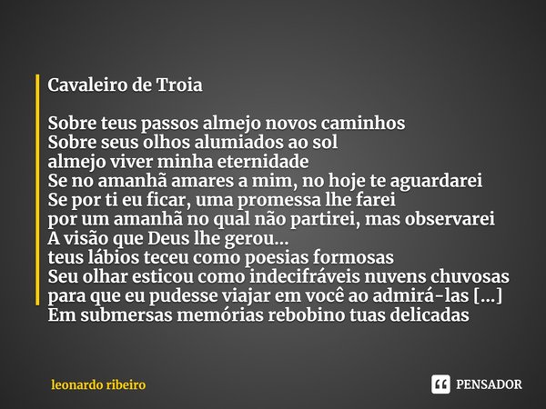 A Dama de Vermelho Em uma tarde leonardo ribeiro - Pensador