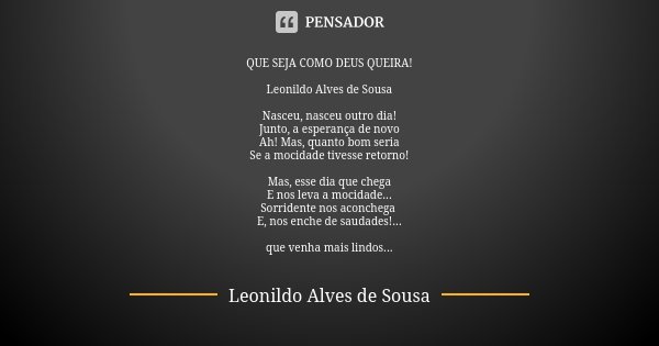 Uma poesia sobre mim🕊 Wesley Sousa Alves - Pensador