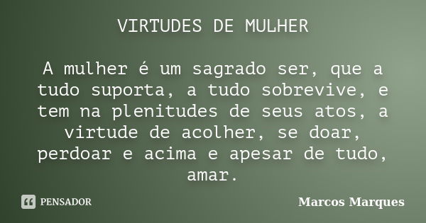 12 Virtudes da Mulher