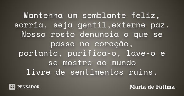 Com um pouco de maquiagem, você Cassintia Bonfante - Pensador