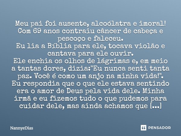 33 textos para pai ausente que demonstram a dor pela ausência - Pensador