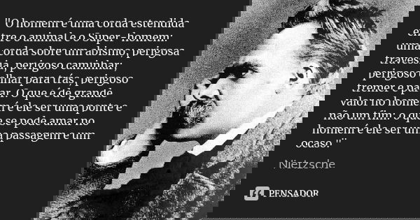 Resultado de imagem para nietzsche, animal e super-homem, frases