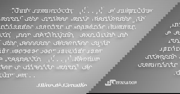 Olavo De Carvalho Frases Comunismo Carlos Drummond De Andrade