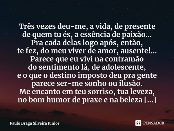 Tres Vezes Tres Vezes Paulo Braga Silveira Junior