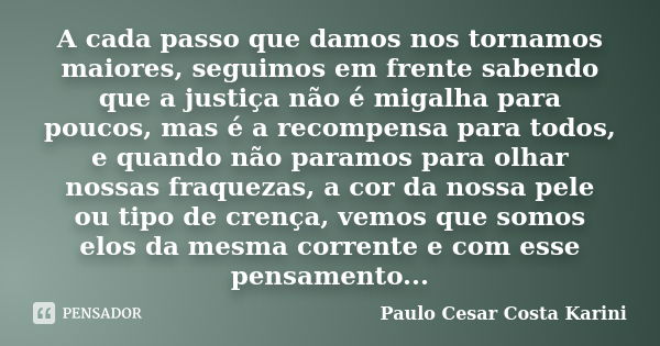 Será que só recebemos aquilo que damos? - Cimyck Freire