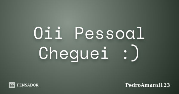 Chegueei !