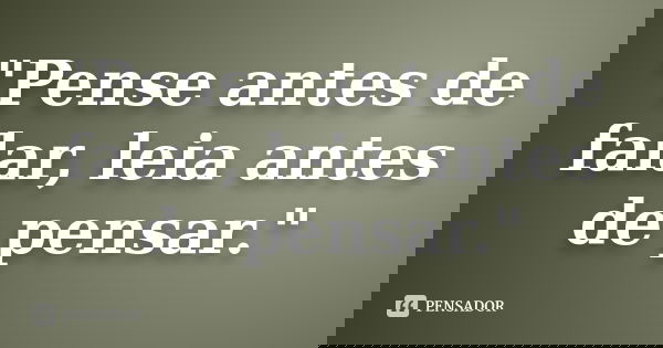 Pense Antes De Falar Carlos Drummond De Andrade