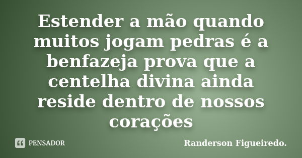 Há quem procure a chuva enquanto só Randerson Figueiredo - Pensador